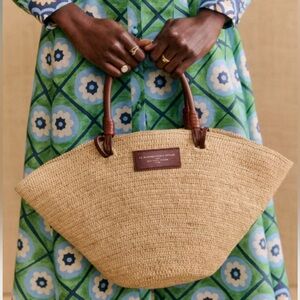 NWT Sezane Justine Basket Bag